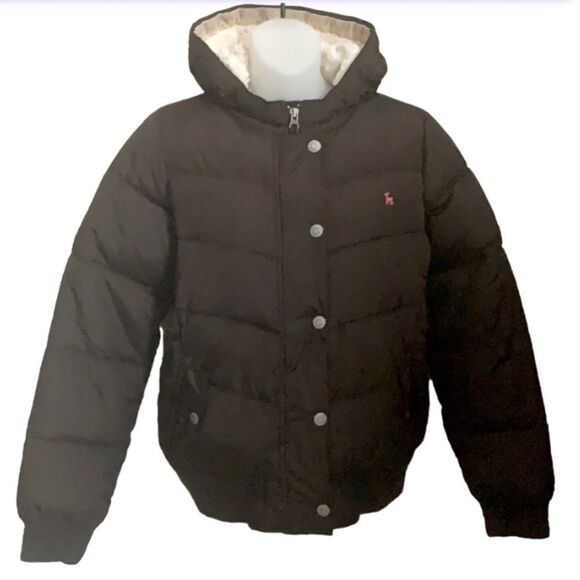 Old Navy Brown Hooded Coat – Size XXL (Girls) - Picture 3 of 11